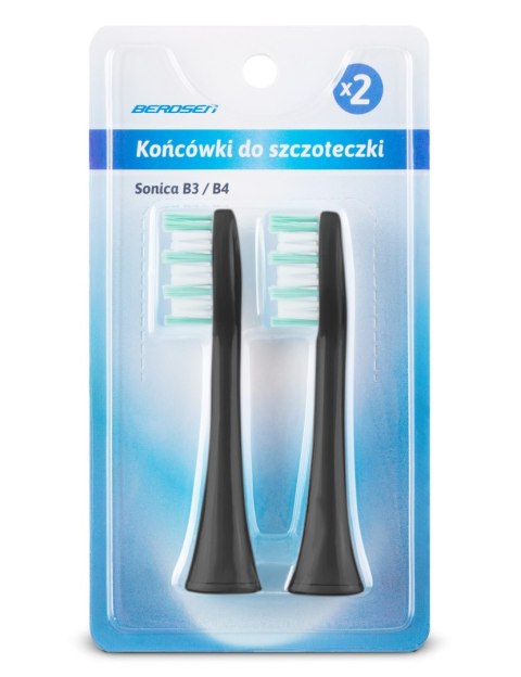 KOŃCÓWKI DO SZCZOTECZKI SONICZNEJ BERDSEN B3 2 SZT