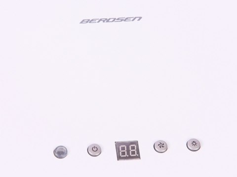 OKAP KUCHENNY WYSPOWY 40 CM BERDSEN 40E + 2 FILTRY