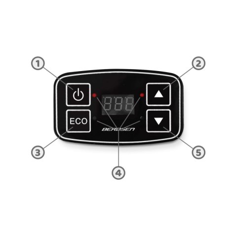 LODÓWKA TURYSTYCZNA BERDSEN ICEMAX 29 LITRY TRYB ECO - CZARNA