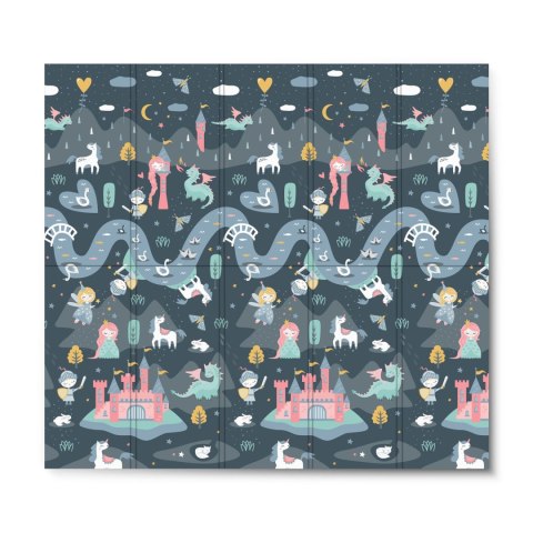 MATA PIANKOWA EDUKACYJNA SKŁADANA 200 X 180 X 1 CM NUKIDO NK-340
