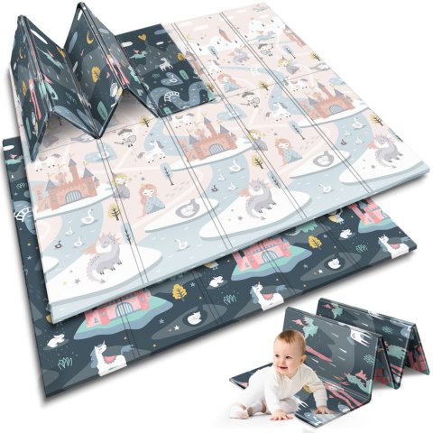 MATA PIANKOWA EDUKACYJNA SKŁADANA 200 X 180 X 1 CM NUKIDO NK-340