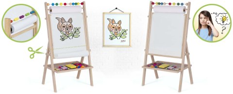 MAGNETYCZNA KREDOWA TABLICA OBROTOWA RICOKIDS