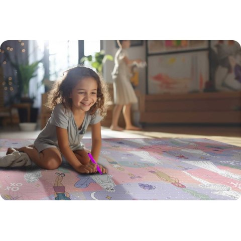 MATA PIANKOWA DO KOLOROWANIA ZWIJANA 200 X 120 X 0,3 CM RICOKIDS RK-343