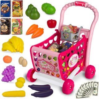 WÓZEK NA ZAKUPY RICOKIDS 773401 RÓŻOWY