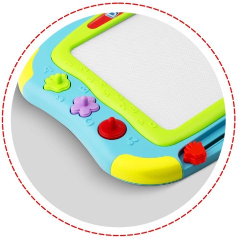 ZNIKOPIS TABLICA + STOLIK DO RYSOWANIA RICOKIDS - NIEBIESKI
