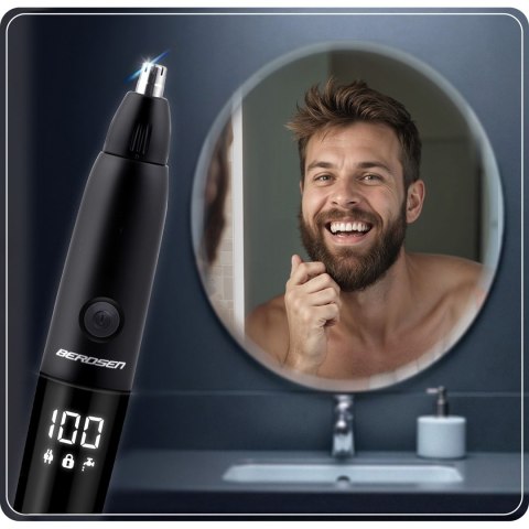 TRYMER DO NOSA I USZU BERDSEN BD-269 CZARNA