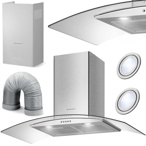 Okap kuchenny kominowy 90 cm Berdsen BT-223 INOX Okap kuchenny kominowy 90 cm Berdsen BT-223 INOX