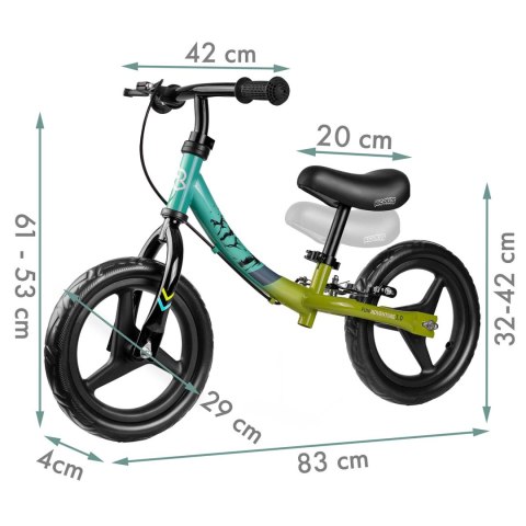 Rowerek biegowy dla dzieci Ricokids Fun Adventure