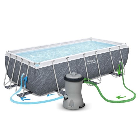 BASEN OGRODOWY STELAŻOWY 404 X 201 X 100 CM 11W1 BESTWAY 56721
