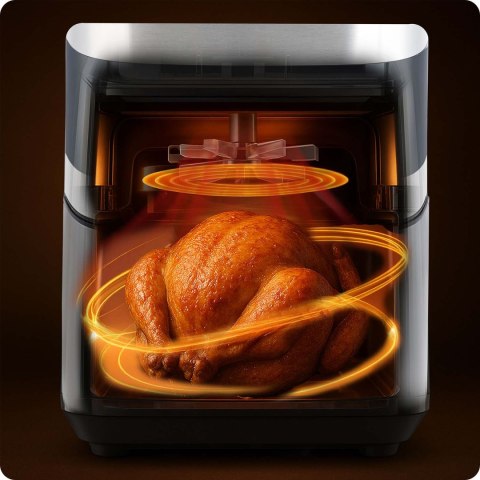 FRYTKOWNICA BEZTŁUSZCZOWA AIR FRYER BERDSEN BD-656 SREBRNA