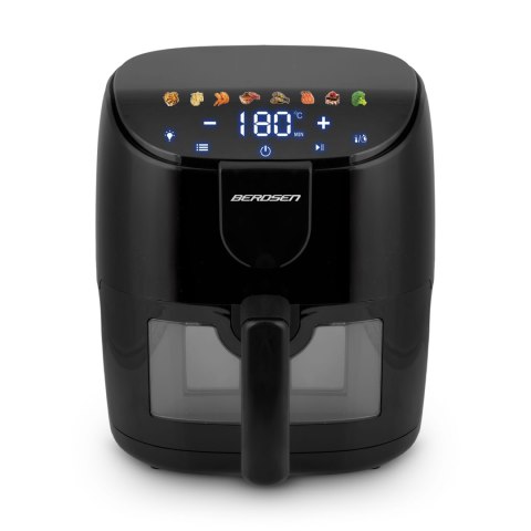 FRYTKOWNICA BEZTŁUSZCZOWA AIR FRYER BERDSEN BD-658 CZARNA