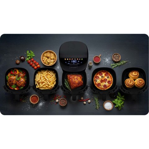 FRYTKOWNICA BEZTŁUSZCZOWA AIR FRYER BERDSEN BD-658 CZARNA