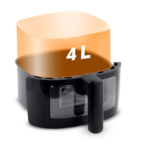 FRYTKOWNICA BEZTŁUSZCZOWA AIR FRYER BERDSEN BD-658 CZARNA