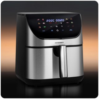 FRYTKOWNICA BEZTŁUSZCZOWA AIR FRYER BERDSEN BD-659 SREBRNA