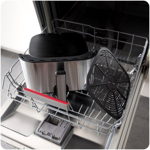 FRYTKOWNICA BEZTŁUSZCZOWA AIR FRYER BERDSEN BD-659 SREBRNA