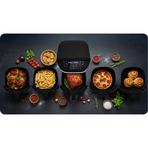 FRYTKOWNICA BEZTŁUSZCZOWA AIR FRYER BERDSEN BD-660 CZARNA