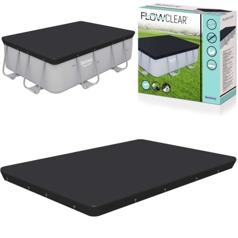 POKRYWA PROSTOKĄTNA DO BASENU 282 X 196 CM BESTWAY 58442