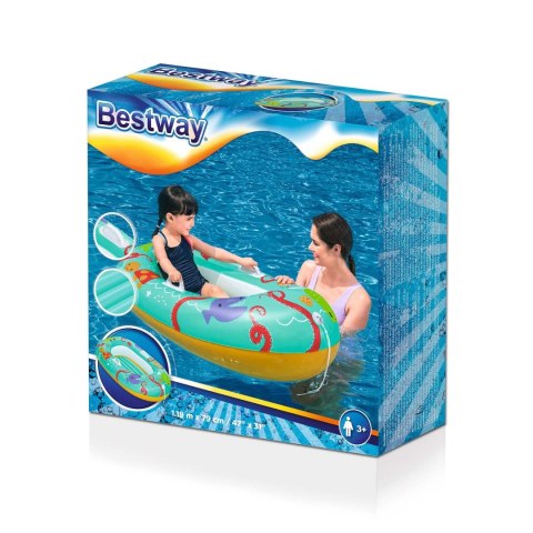 PONTON PLAŻOWY DO PŁYWANIA 119 X 79 CM BESTWAY 34009