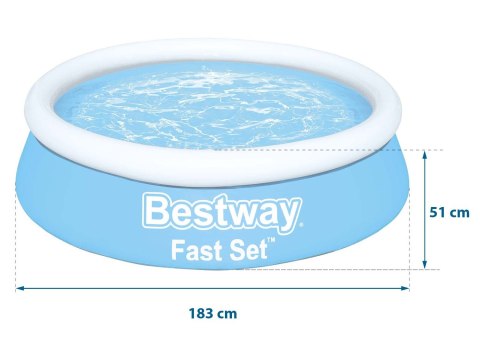 BASEN OGRODOWY ROZPOROWY 183 X 51 CM BESTWAY 57392