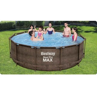 BASEN OGRODOWY STELAŻOWY 366 X 100 CM 18W1 BESTWAY 56709
