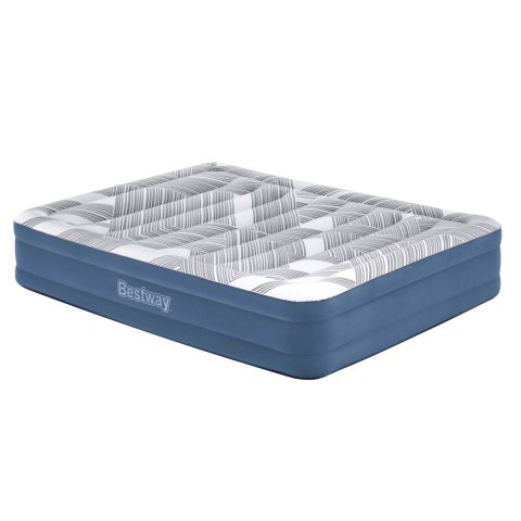 MATERAC DMUCHANY 203X152X36 CM Z WBUDOWANĄ POMPKĄ BESTWAY 6712Y