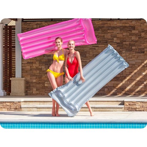 MATERAC PLAŻOWY DELUXE 4 KOLORY 183 X 76 CM BESTWAY 44013 POMARAŃCZOWY