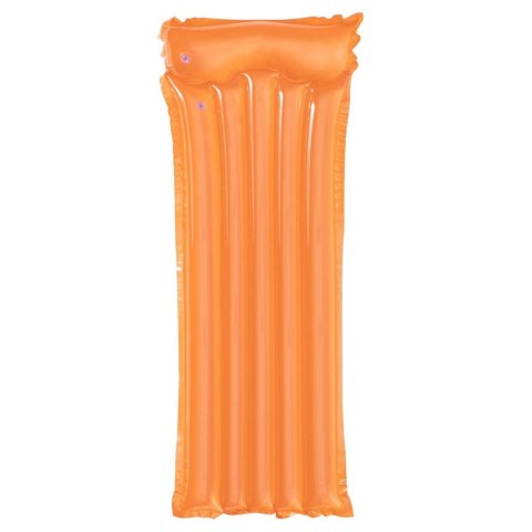 MATERAC PLAŻOWY DELUXE 4 KOLORY 183 X 76 CM BESTWAY 44013 POMARAŃCZOWY