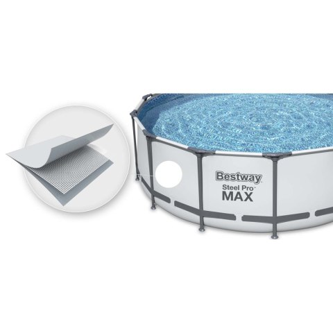 BASEN OGRODOWY STELAŻOWY 366 X 76 CM 16W1 BESTWAY 56416 + MASZYNKA DO BANIEK GRATIS