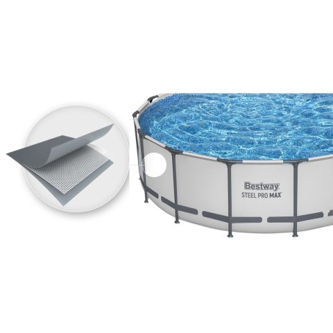 BASEN OGRODOWY STELAŻOWY 457 X 122 CM 18W1 BESTWAY 56438 + MASZYNA DO BANIEK GRATIS