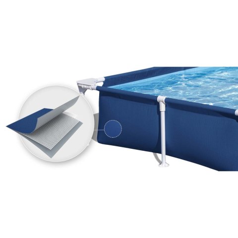 BASEN PROSTOKĄTNY STELAŻOWY 221X150X43 CM 16W1 BESTWAY 56401N