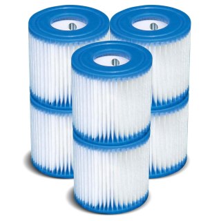 FILTR DO POMPY BASENOWEJ TYP H 6 SZT INTEX 29007